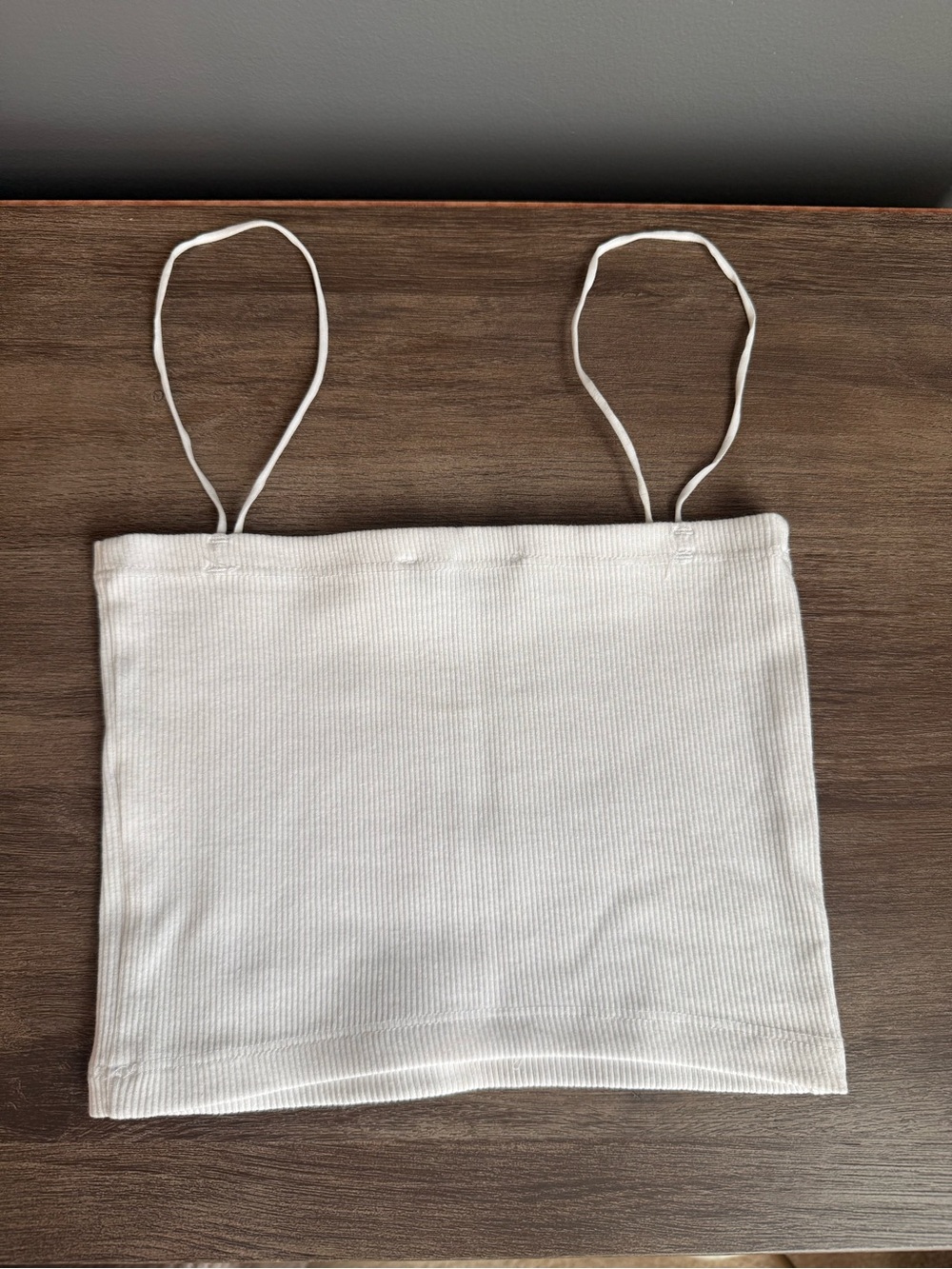 ZARA NWOT Ribbed Cropped Cami Tank - Picture 4 of 4